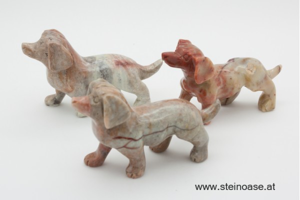 Dackel / Hund Speckstein Gr.M